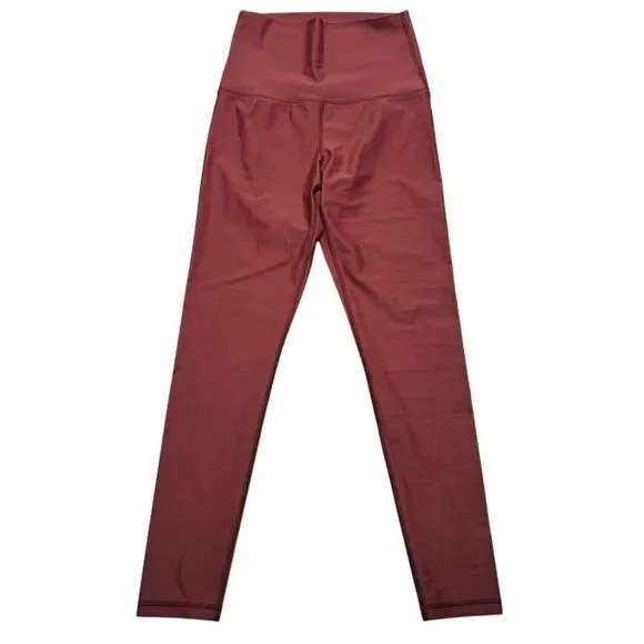Offline by Aerie Women's Legging M 7/8 Burgundy High Rise Short Inseam - Picture 1 of 9